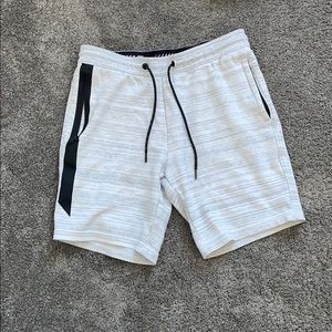 white and black American eagle flex shorts🖤